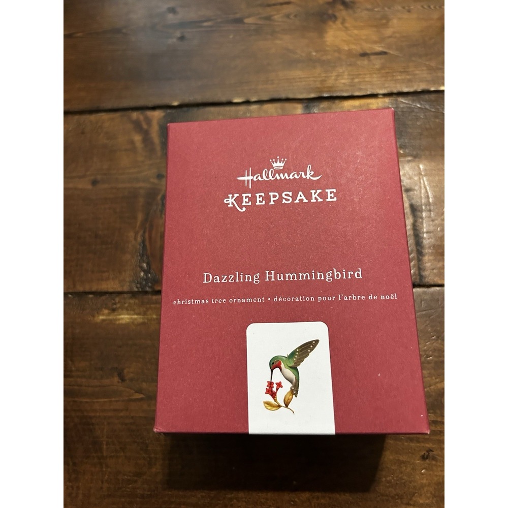 Hallmark Keepsake Christmas Ornament Dazzling Hummingbird Premium Metal 2016